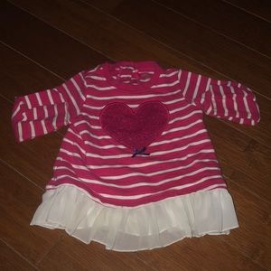 Long sleeve love shirt/dress